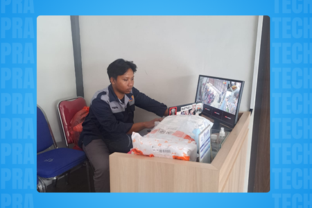 Hasil instalasi CCTV Malang
