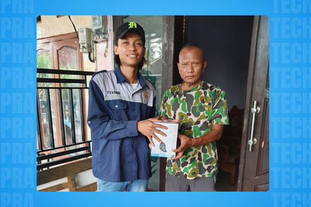 Hasil instalasi CCTV Malang