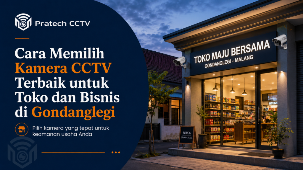 Rekomendasi kamera pengawas beresolusi tinggi untuk toko kelontong dan minimarket dari jasa pasang CCTV Gondanglegi.